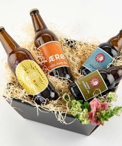 Gavekasse med lyse specialøl