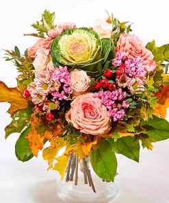 Lav tæt efterårsbuket