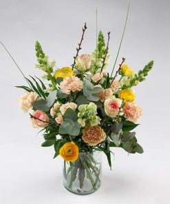 Glad og frisk forårs buket