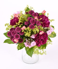 Farverig fødselsdagsbuket