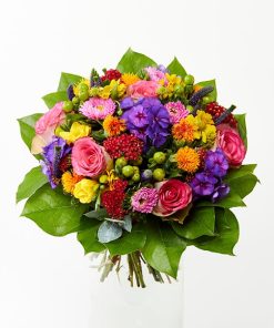 Farverigt blomstermix