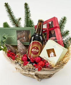 Julehyggelig gavekurv