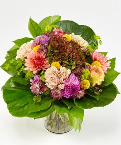 Farverig efterårsbuket