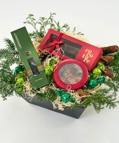 Julekurv med lækre specialiteter