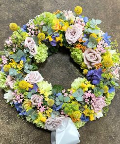 Floristens trylleri, begravelseskrans