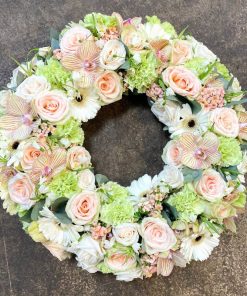 Floristens trylleri, begravelseskrans