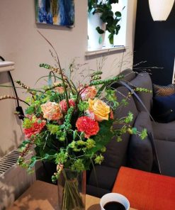 Buket i orange farver