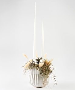 Juledekoration af tørrede blomster, floristens valg