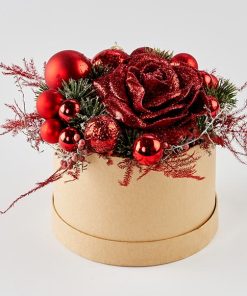 Julehyggelig blomsteræske, floristens valg