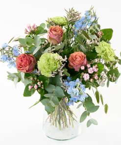 Blomstrende kærlighedsbuket, floristens valg