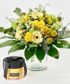 Fortryllende påskebuket med chokolade