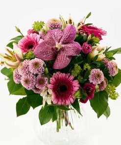 Skøn buket med orkidé