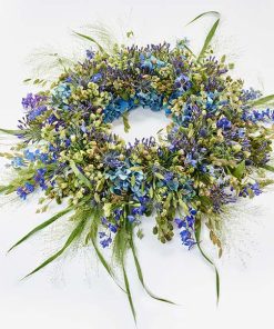 Livlig sidste hilsen i blå