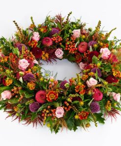 Luftig efterårskrans, floristens valg