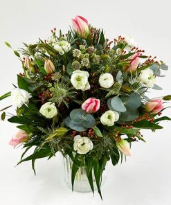 Spændende og lysende vinterbuket