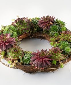 Gravkrans i naturlook