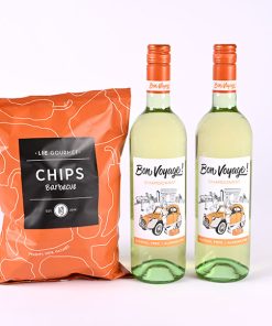 Alkoholfri vine med snacks